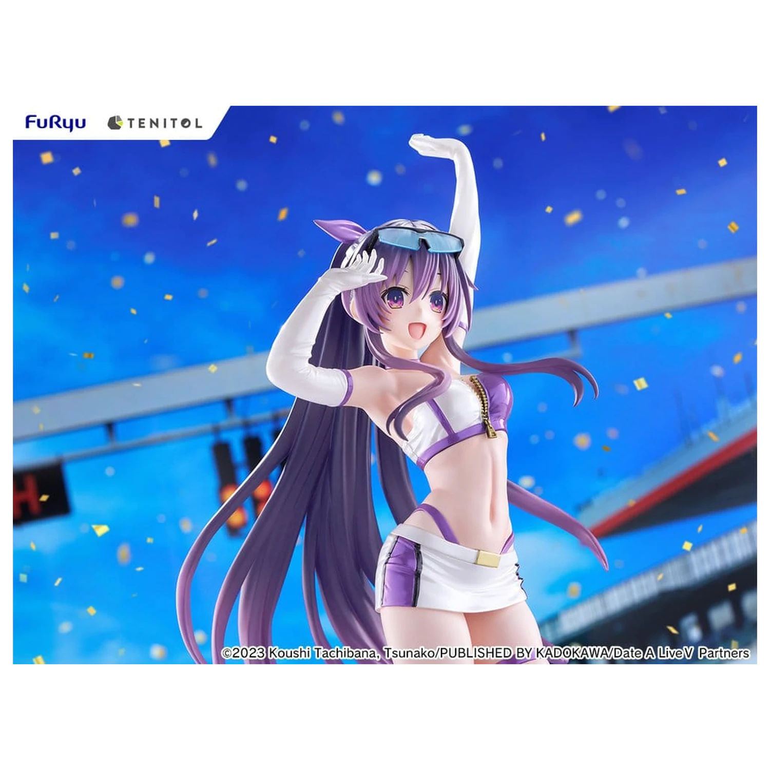 Date A Live V Tenitol Tall PVC Figure Tohka Yatogami Race Queen Ver. 30 cm product photo