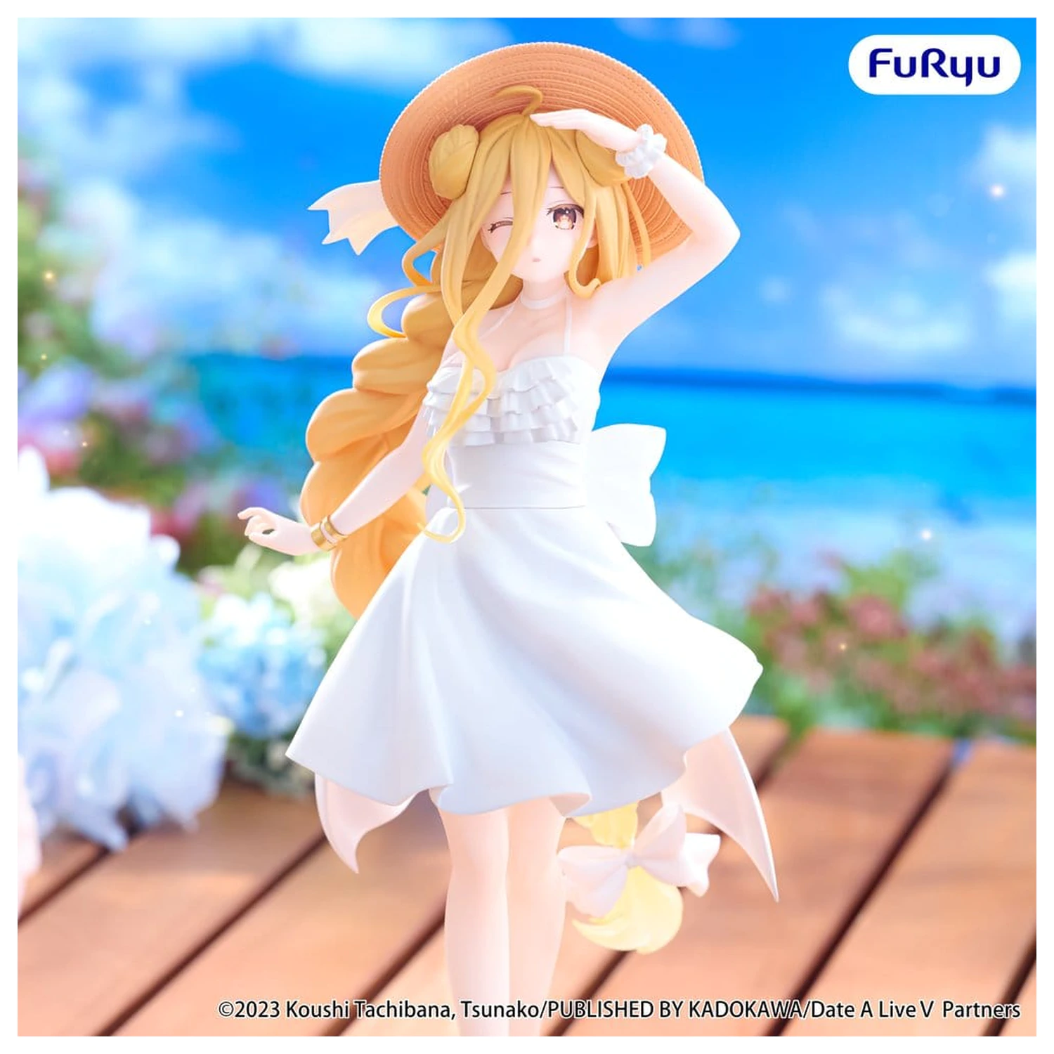 Date A Live V TTT PVC Figure Mukuro Hoshimiya Summer Dress Ver. 20 cm product photo