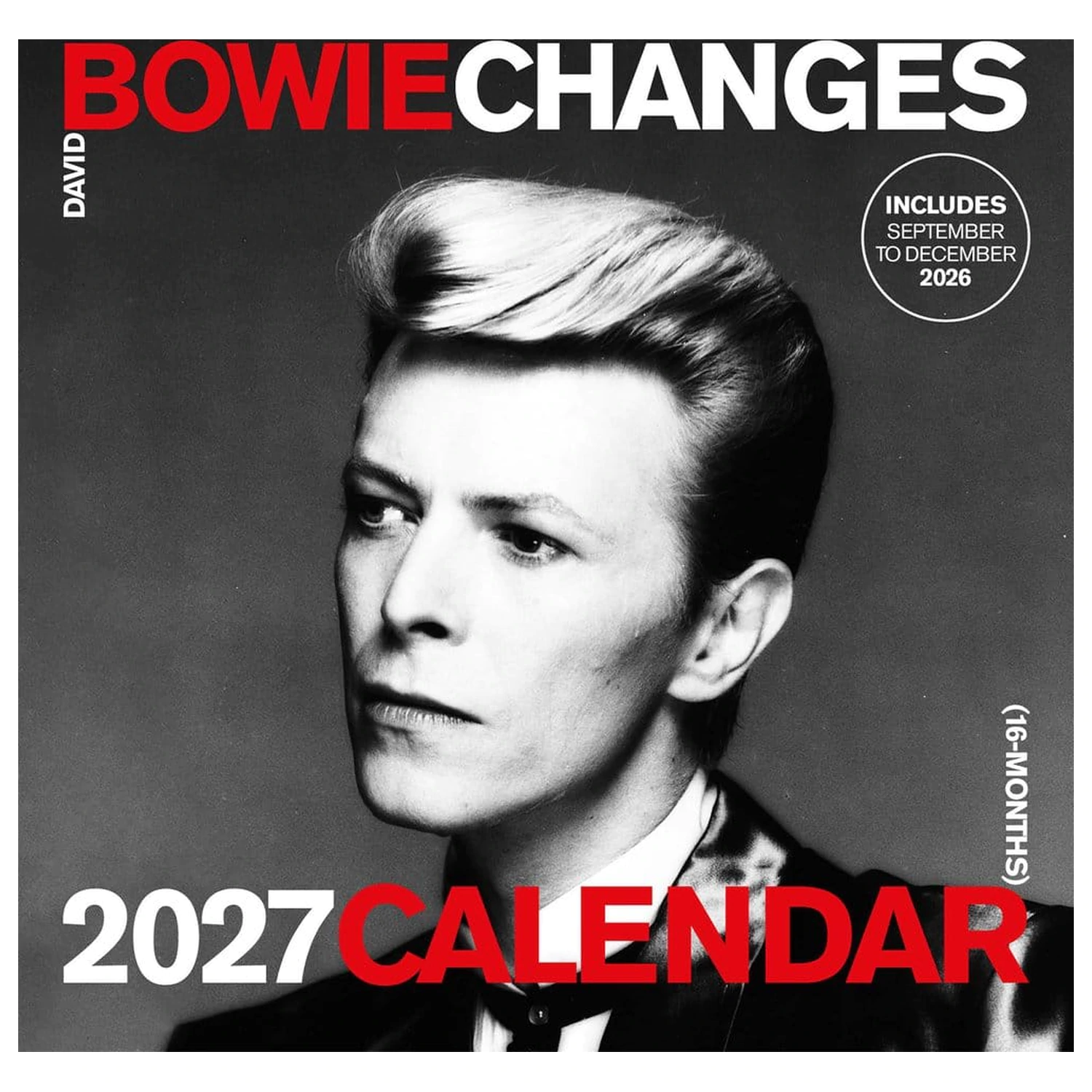 David Bowie Calendar Changes 2027 30 x 30 cm product photo