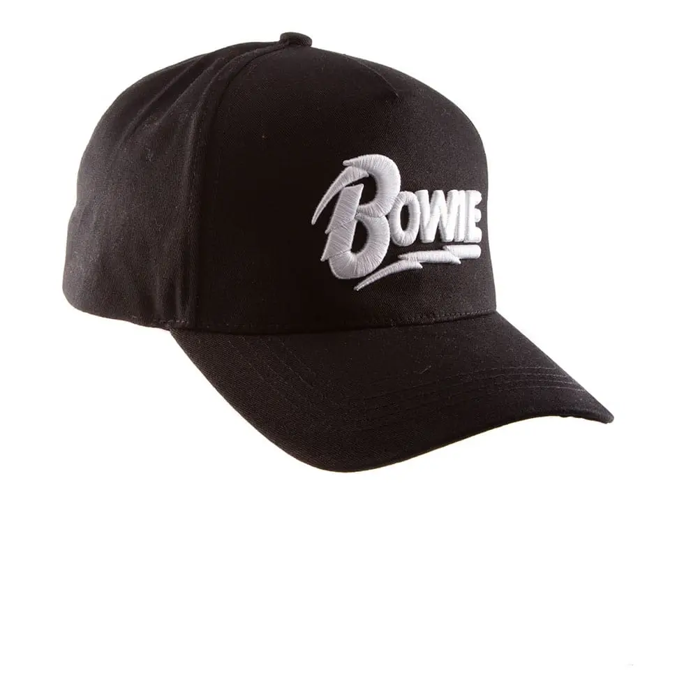 David Bowie Curved Bill Cap High Build Logo product photo