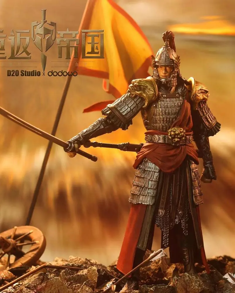 Dawn of Kingdoms Action Figure 1/12 Chinese Swordsman (Gold) 19 cm product photo
