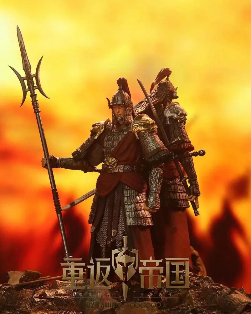 Dawn of Kingdoms Action Figure 1/12 Chinese Swordsman (Gold) 19 cm product photo