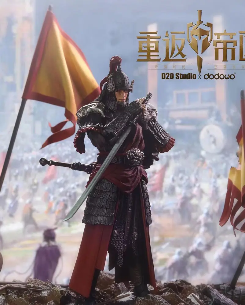 Dawn of Kingdoms Action Figure 1/12 Chinese Swordsman (Silver) 19 cm product photo