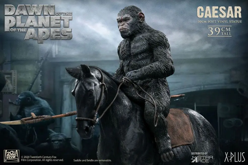 Dawn of the Planet of the Apes Soft Vinyl Statue Caesar with Spear 39 cm product photo