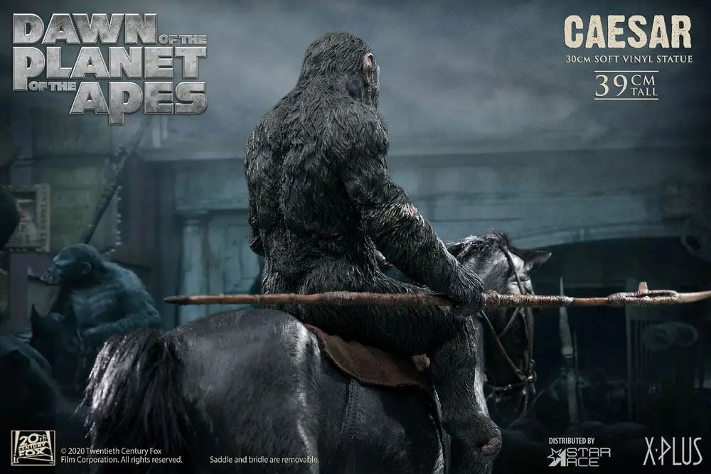 Dawn of the Planet of the Apes Soft Vinyl Statue Caesar with Spear 39 cm product photo