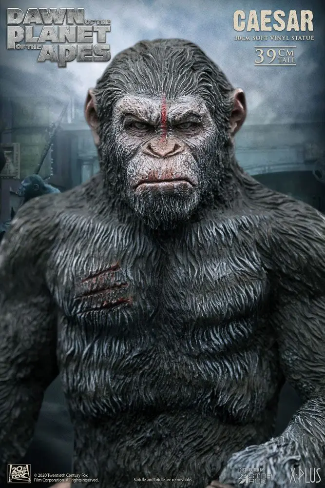 Dawn of the Planet of the Apes Soft Vinyl Statue Caesar with Spear 39 cm product photo