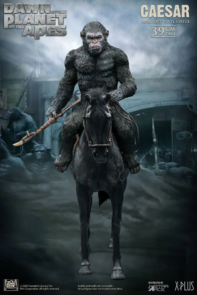 Dawn of the Planet of the Apes Soft Vinyl Statue Caesar with Spear 39 cm product photo