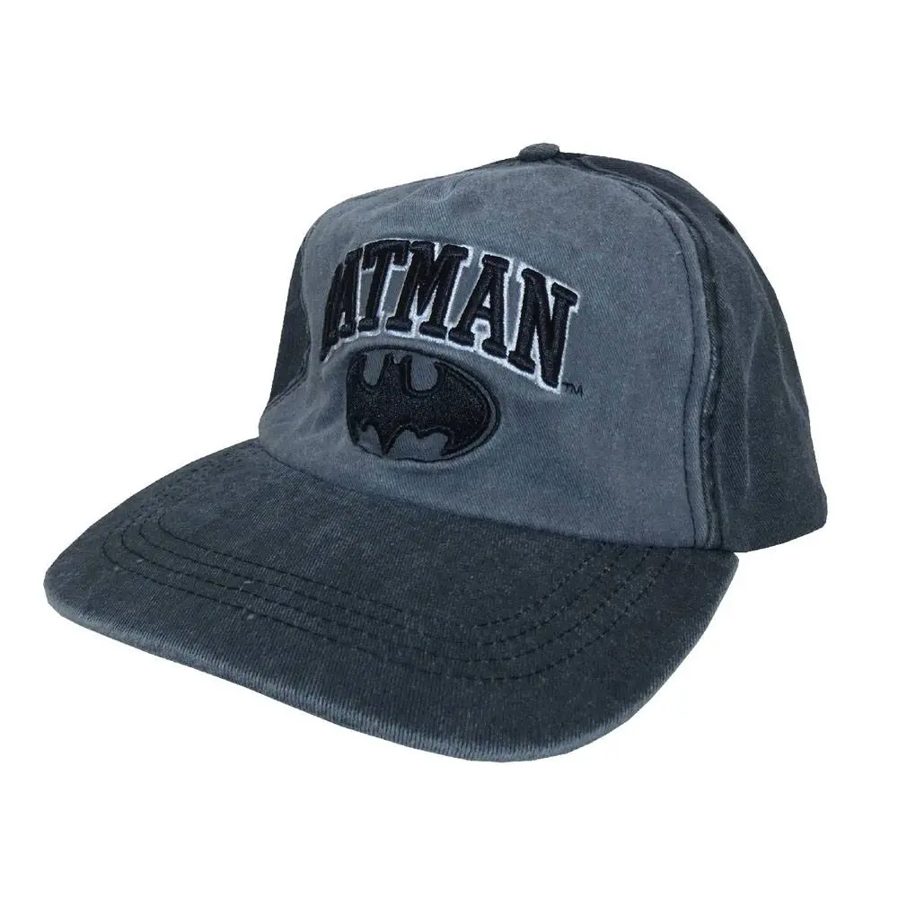 DC Batman Curved Bill Cap Collegiate Text product photo