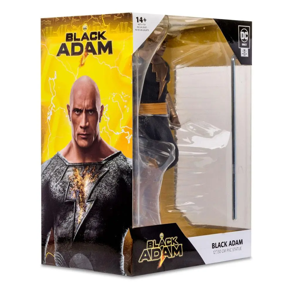 DC Black Adam Movie Posed PVC Statue Black Adam by Jim Lee 30 cm product photo
