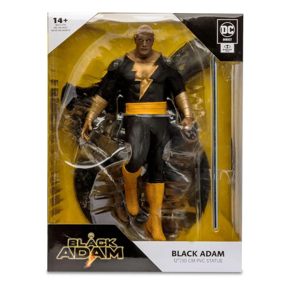 DC Black Adam Movie Posed PVC Statue Black Adam by Jim Lee 30 cm product photo