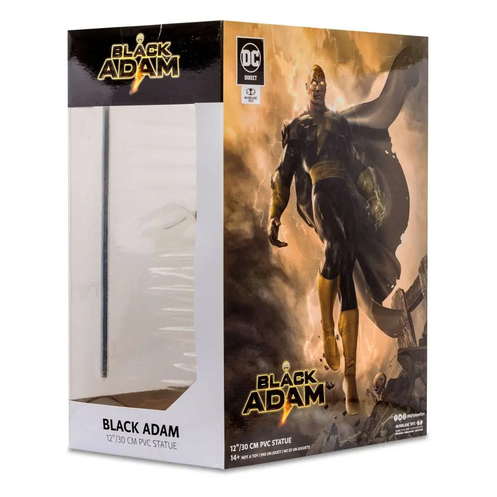 DC Black Adam Movie Posed PVC Statue Black Adam by Jim Lee 30 cm product photo