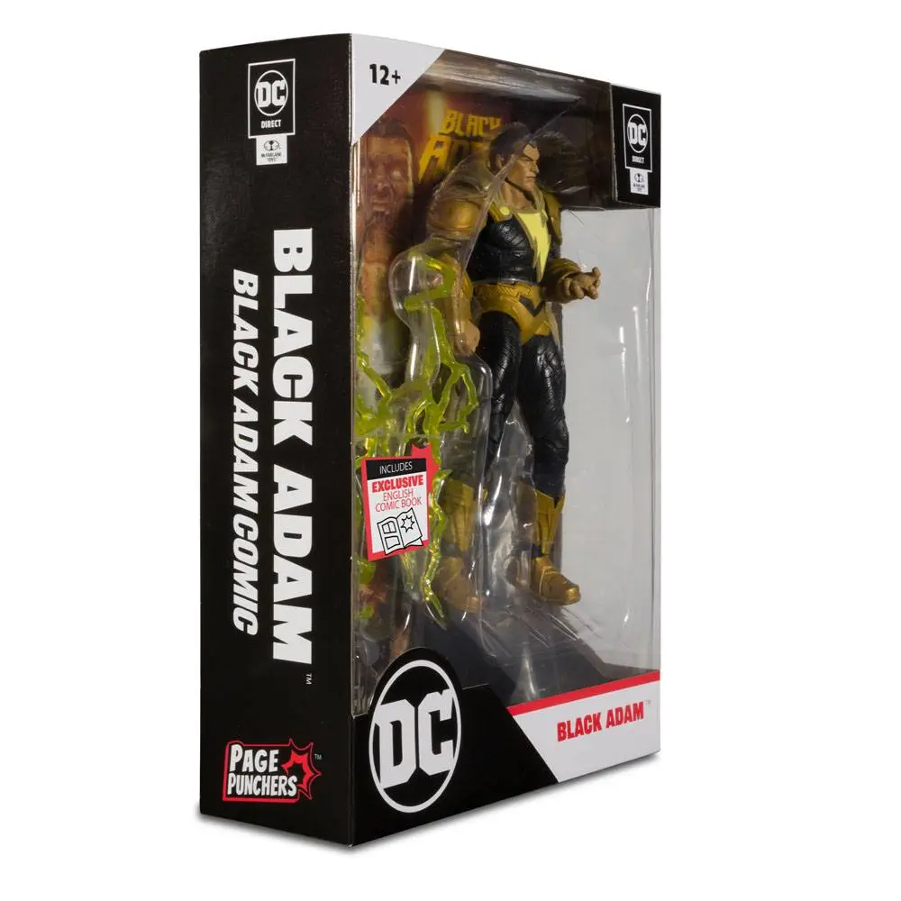 DC Black Adam Page Punchers Action Figure Black Adam 18 cm product photo