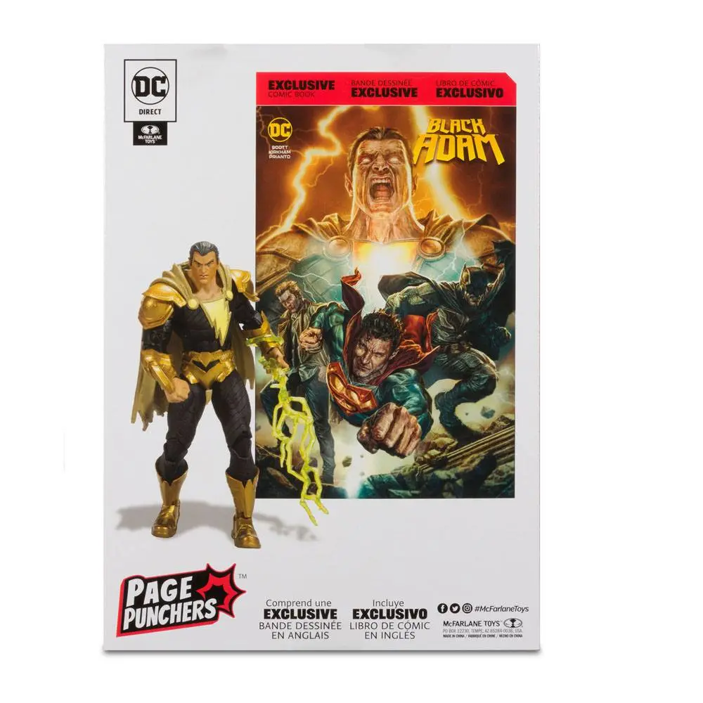 DC Black Adam Page Punchers Action Figure Black Adam 18 cm termékfotó