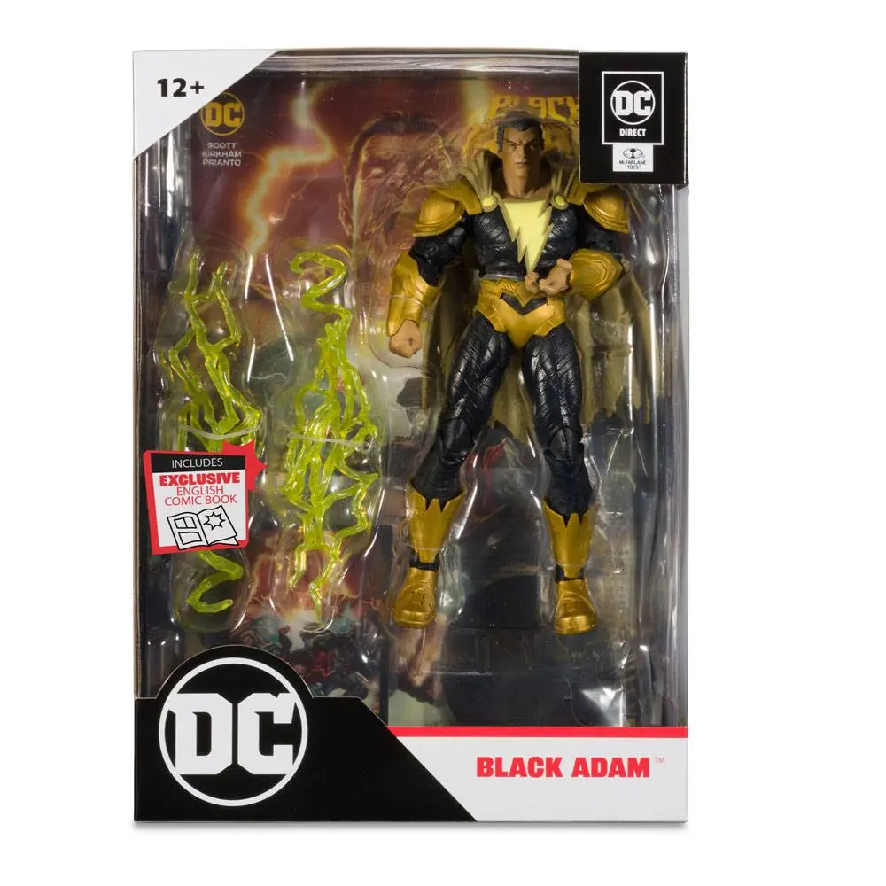 DC Black Adam Page Punchers Action Figure Black Adam 18 cm termékfotó