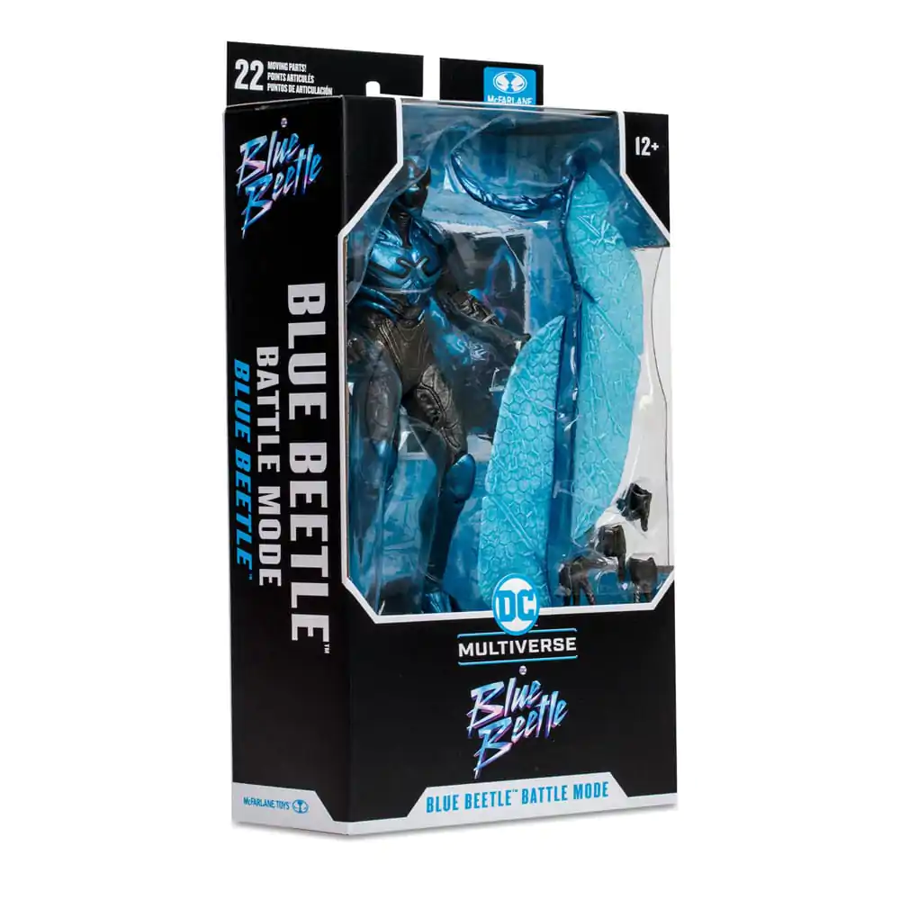 DC Blue Beetle Action Figures 2-Pack Blue Beetle Regular & Battle Mode 18 cm product photo
