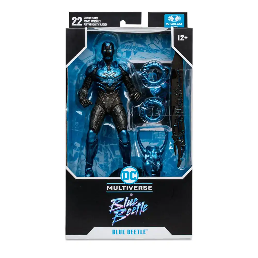 DC Blue Beetle Action Figures 2-Pack Blue Beetle Regular & Battle Mode 18 cm product photo