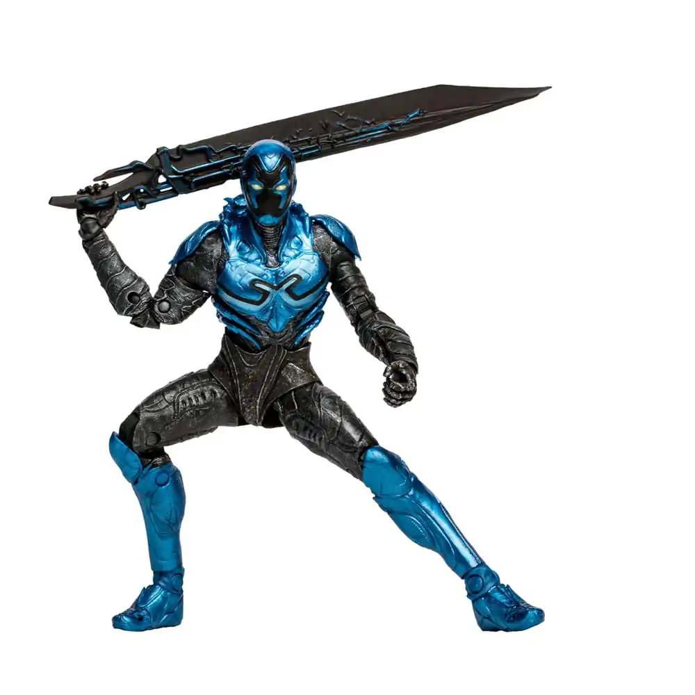 DC Blue Beetle Action Figures 2-Pack Blue Beetle Regular & Battle Mode 18 cm product photo