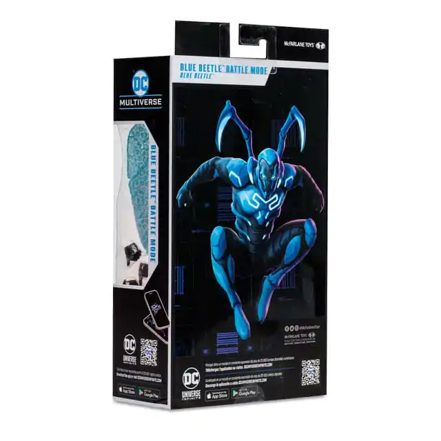 DC Blue Beetle Action Figures 2-Pack Blue Beetle Regular & Battle Mode 18 cm product photo