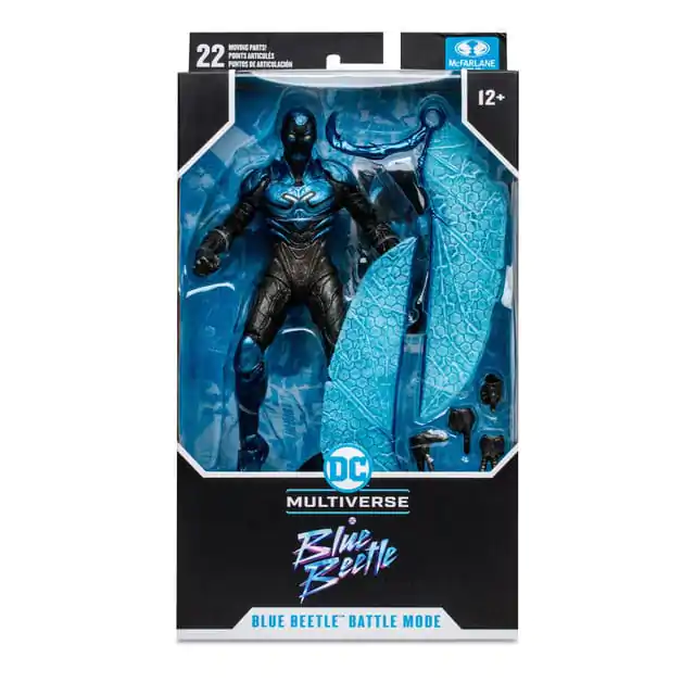 DC Blue Beetle Action Figures 2-Pack Blue Beetle Regular & Battle Mode 18 cm product photo