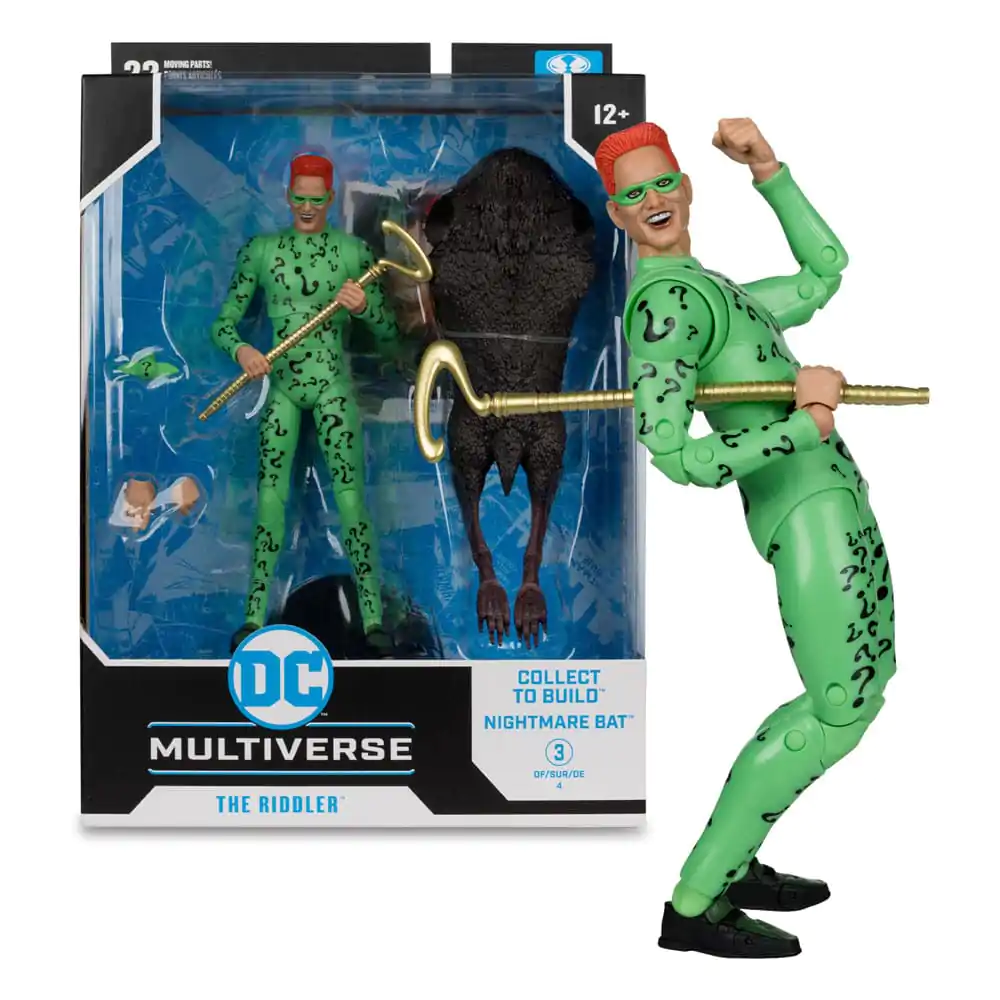DC Build A Megafig Action Figure Batman Forever The Riddler (Gold Label) 18 cm product photo