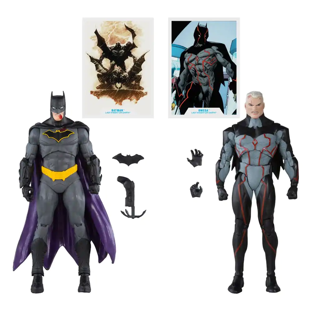 DC Collector Action Figures Pack of 2 Omega (Unmasked) & Batman (Bloody)(Gold Label) 18 cm termékfotó