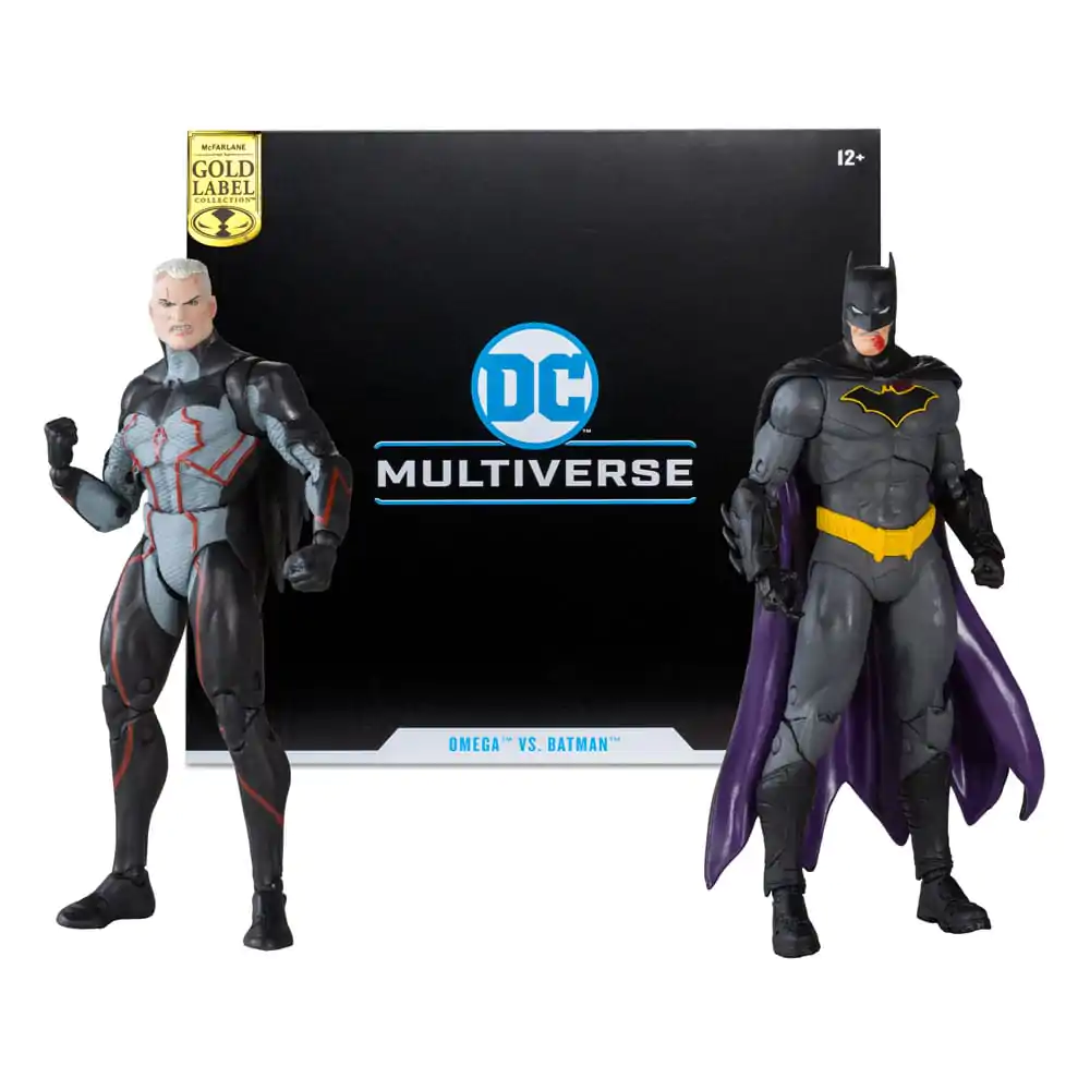 DC Collector Action Figures Pack of 2 Omega (Unmasked) & Batman (Bloody)(Gold Label) 18 cm termékfotó