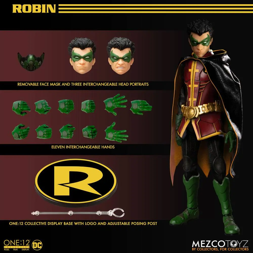 DC Comics Action Figure 1/12 Robin 16 cm product photo