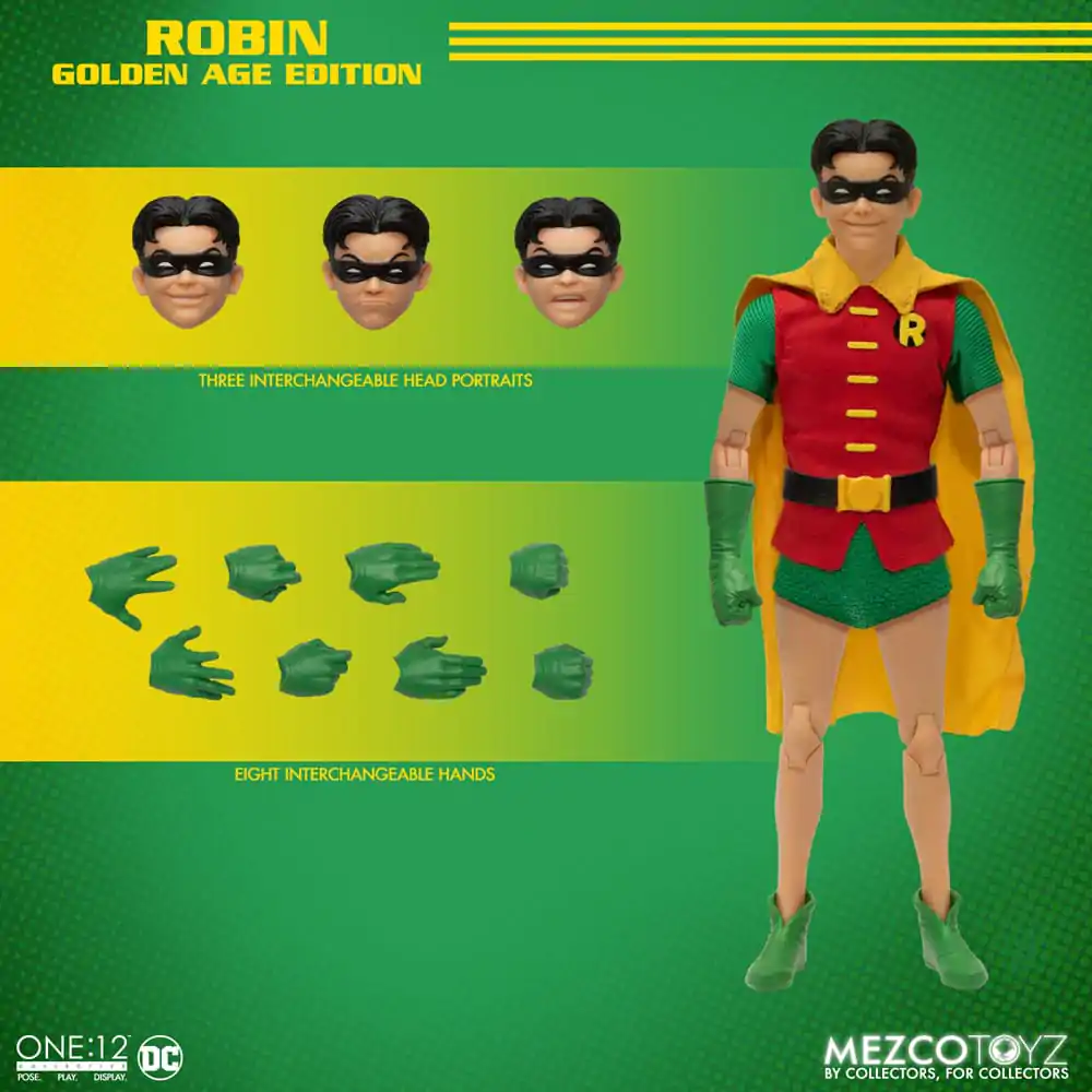 DC Comics Action Figure 1/12 Robin (Golden Age Edition) 16 cm termékfotó