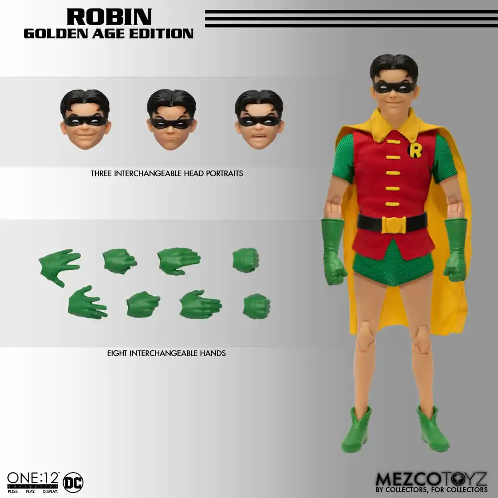 DC Comics Action Figure 1/12 Robin (Golden Age Edition) 16 cm termékfotó