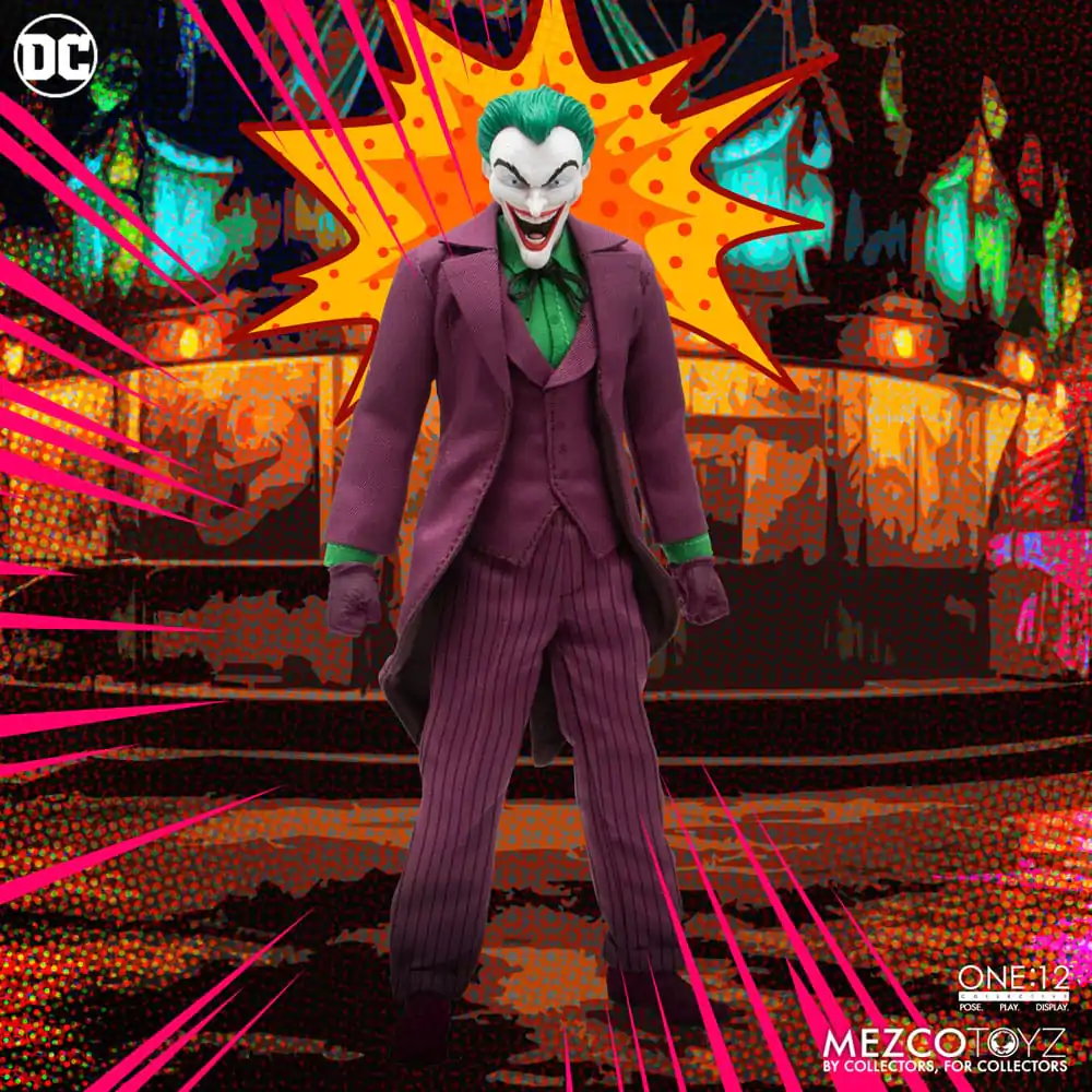 DC Comics Action Figure 1/12 The Joker (Golden Age Edition) 16 cm product photo