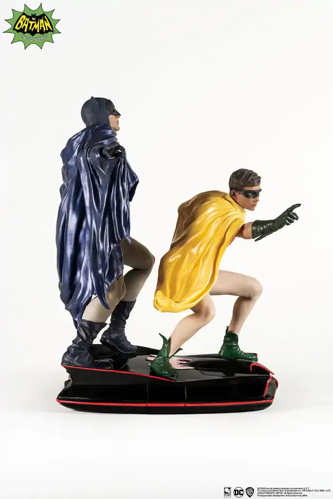 DC Comics PVC Diorama Statue 1/8 Batman & Robin 1966 23 cm termékfotó