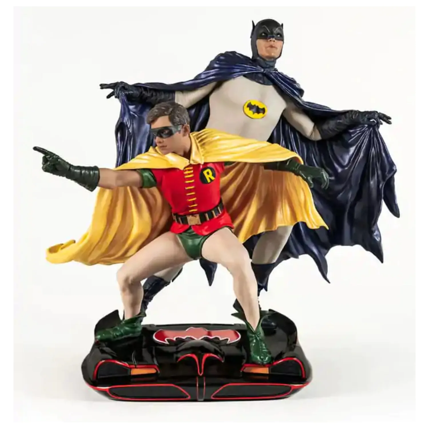 DC Comics PVC Diorama Statue 1/8 Batman & Robin 1966 23 cm product photo