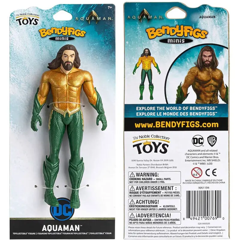 DC Comics Bendyfigs Bendable Figure Aquaman 14 cm product photo