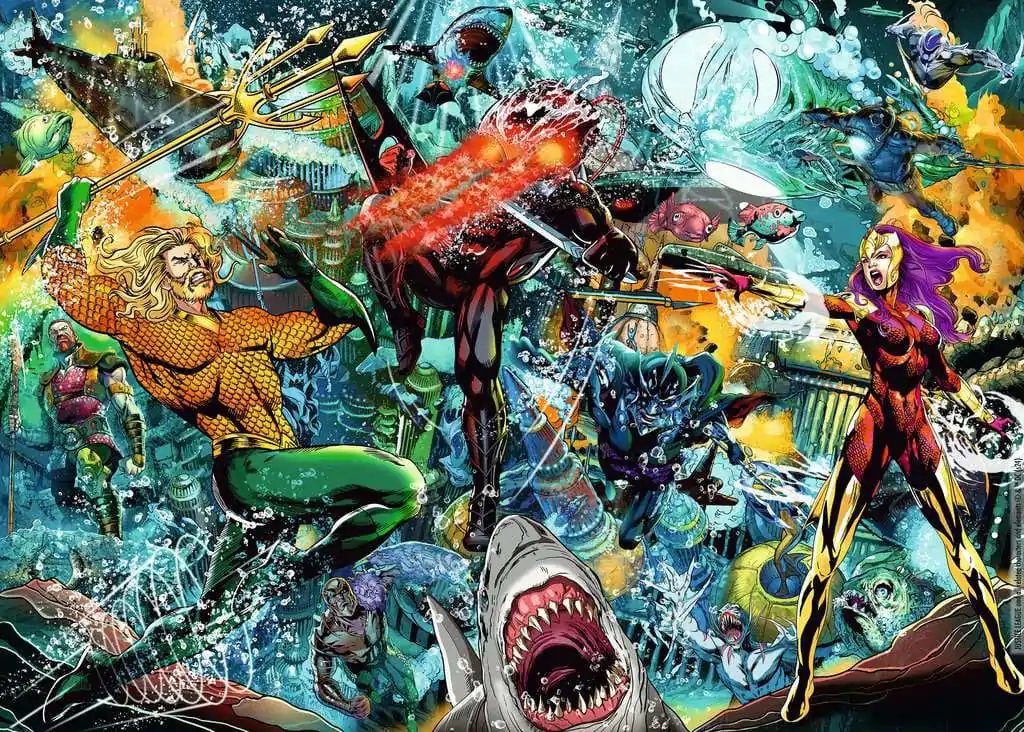 DC Comics Jigsaw Puzzle Aquaman (1000 pieces) product photo