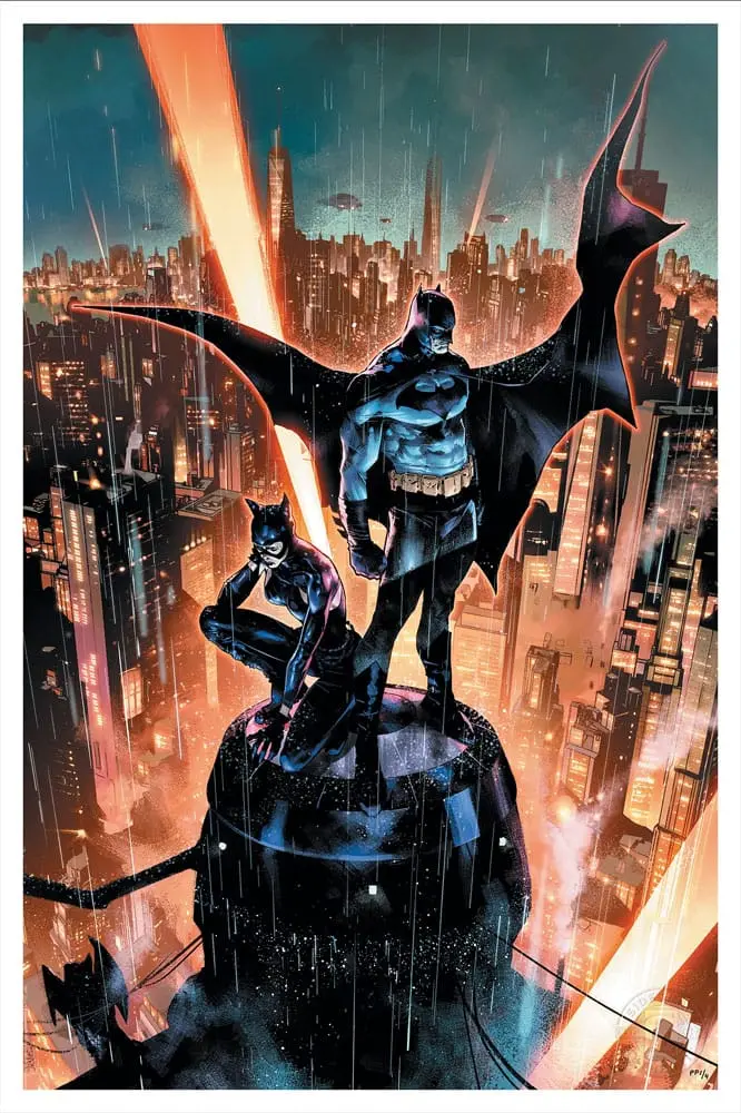 DC Comics Art Print Batman &amp; Catwoman 41 x 61 cm - unframed product photo