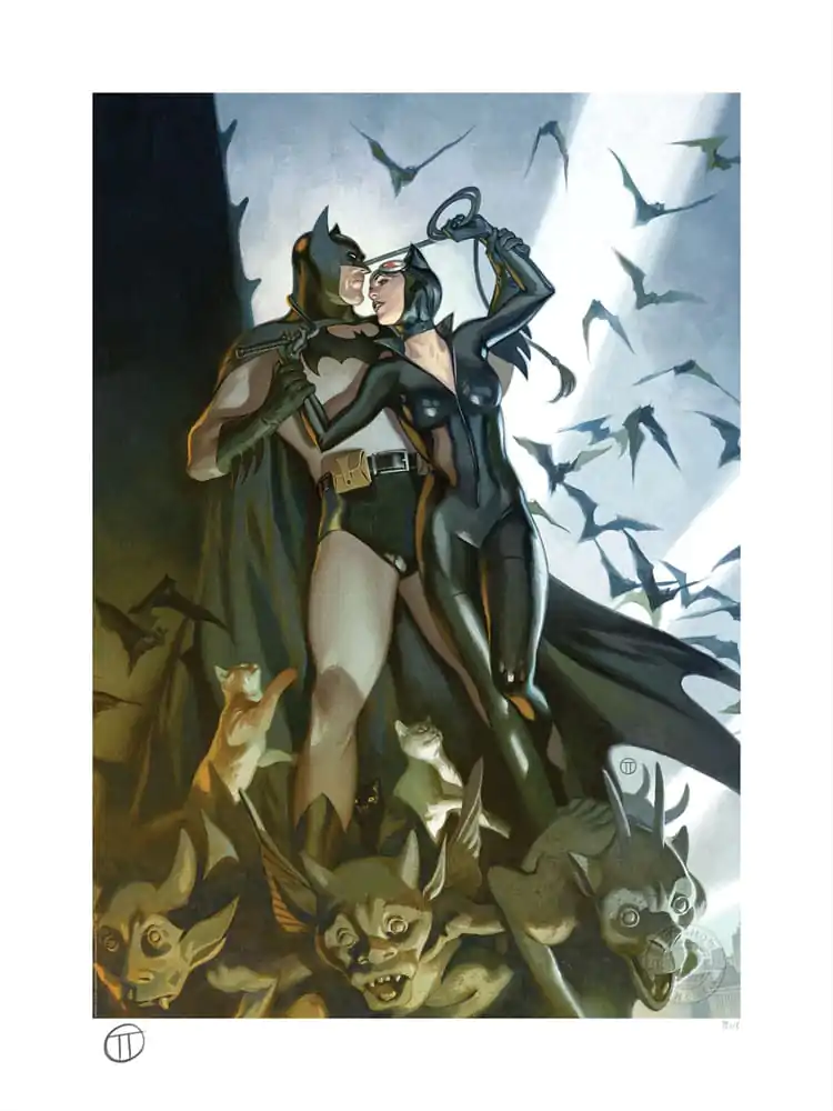 DC Comics Art Print Batman &amp; Catwoman 46 x 61 cm - unframed product photo