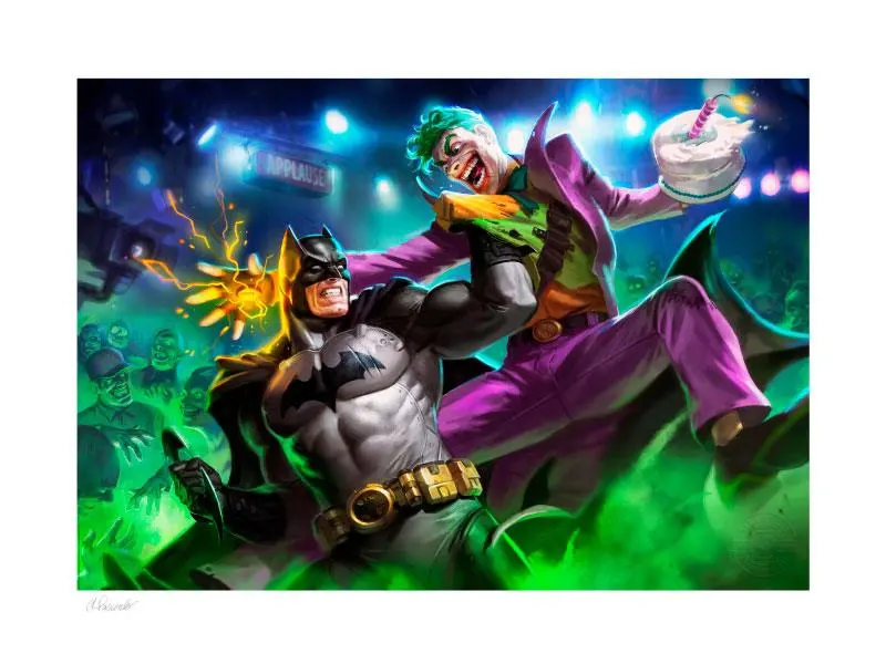 DC Comics Art Print Batman vs The Joker 46 x 61 cm - unframed product photo