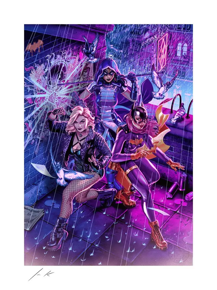 DC Comics Art Print Birds of Prey by John Keaveney 46 x 61 cm - unframed product photo