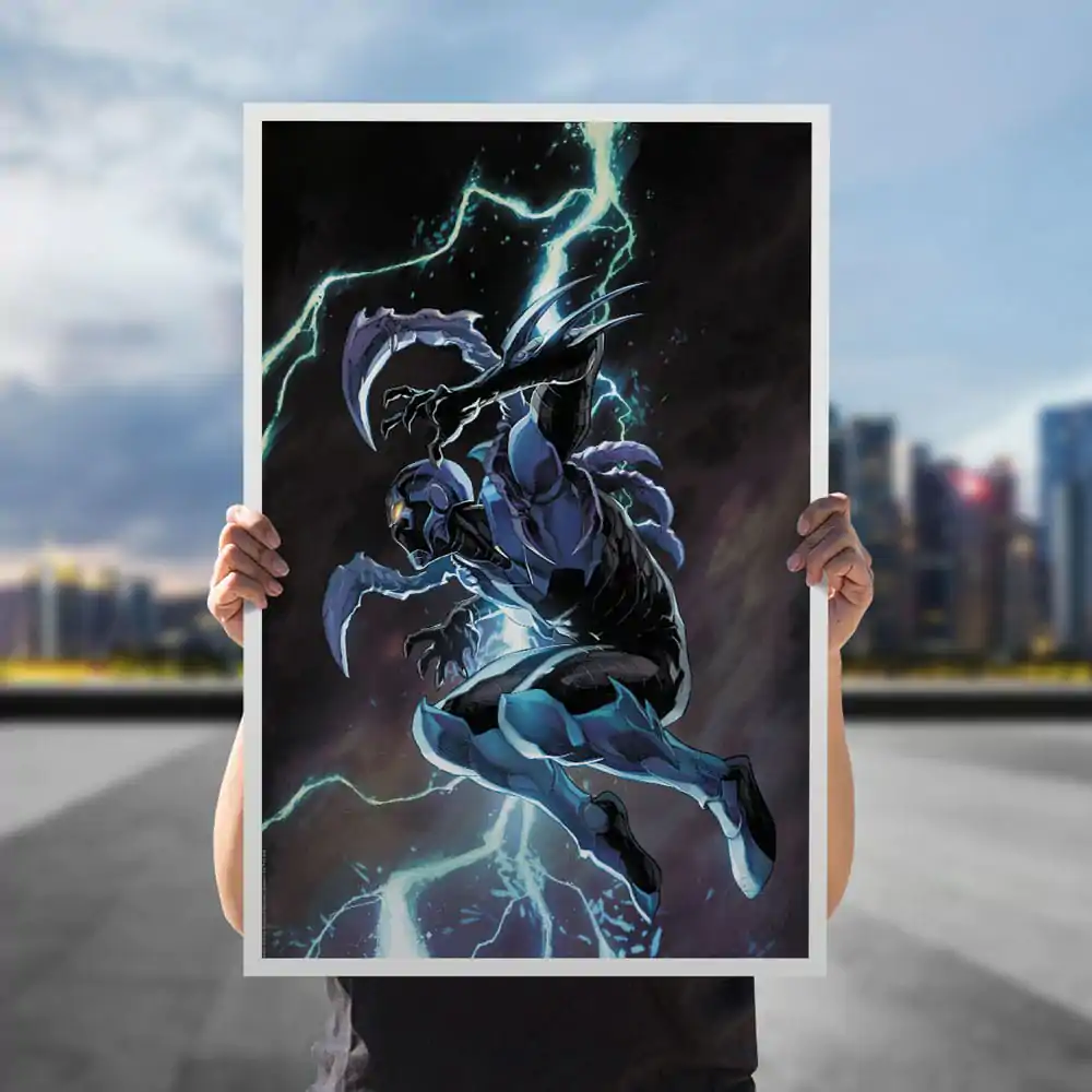 DC Comics Art Print Blue Beetle 41 x 61 cm - unframed product photo