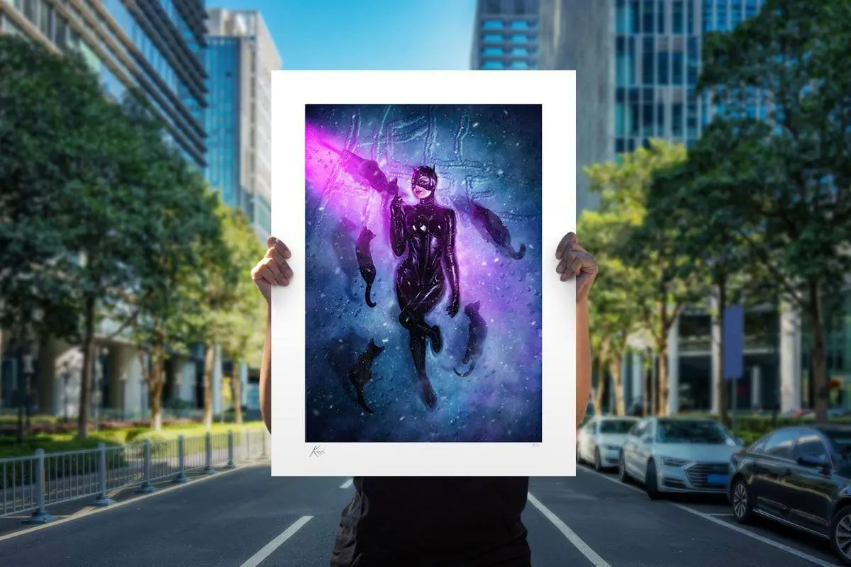 DC Comics Art Print Catwoman: HellO THere 46 x 61 cm - unframed product photo