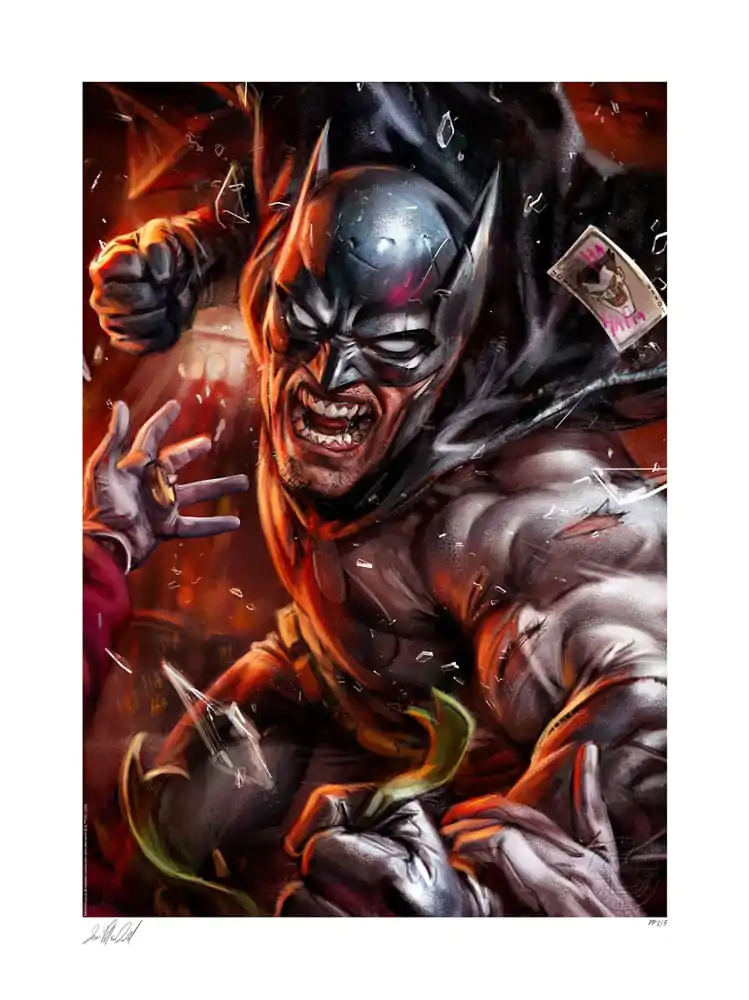 DC Comics Art Print Eternal Enemies: Batman vs The Joker 46 x 61 cm - unframed product photo
