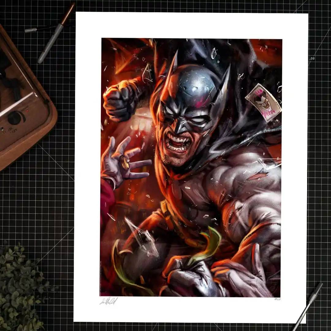 DC Comics Art Print Eternal Enemies: Batman vs The Joker 46 x 61 cm - unframed product photo