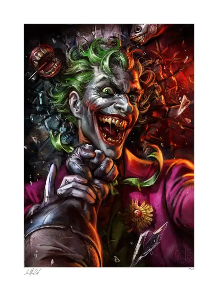 DC Comics Art Print Eternal Enemies: The Joker vs Batman 46 x 61 cm - unframed product photo