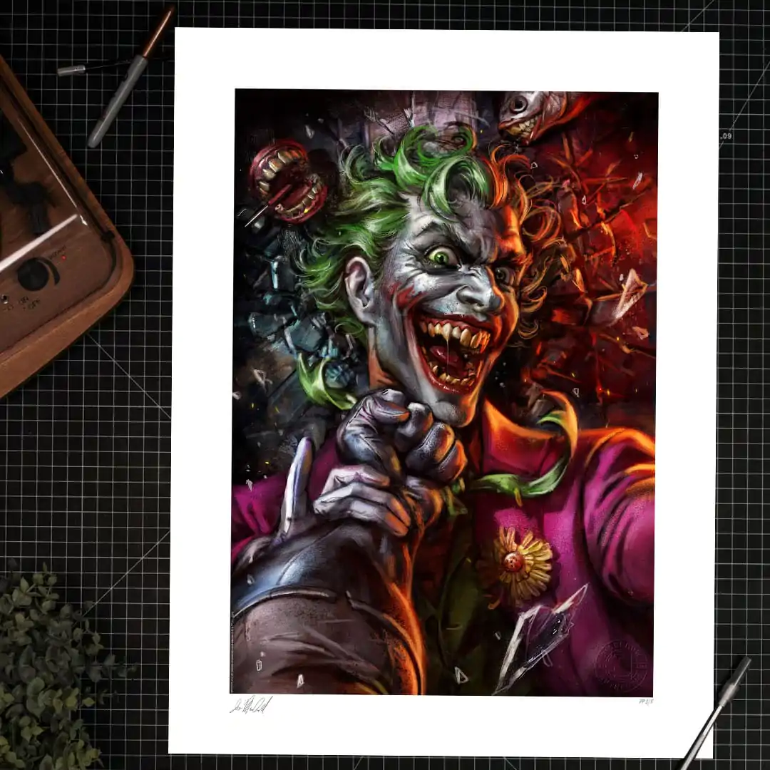 DC Comics Art Print Eternal Enemies: The Joker vs Batman 46 x 61 cm - unframed product photo