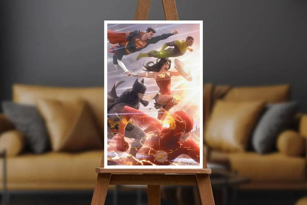DC Comics Art Print Justice League #49 41 x 61 cm - unframed product photo