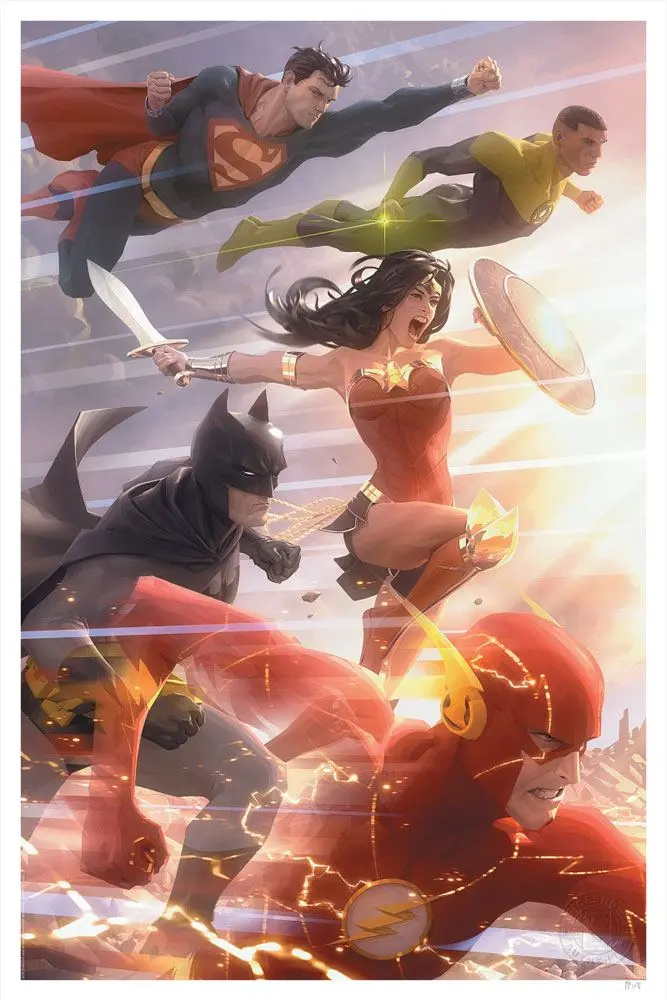 DC Comics Art Print Justice League #49 41 x 61 cm - unframed product photo