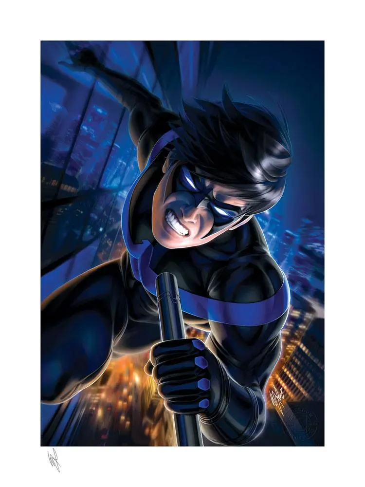 DC Comics Art Print Nightwing 46 x 61 cm - unframed product photo
