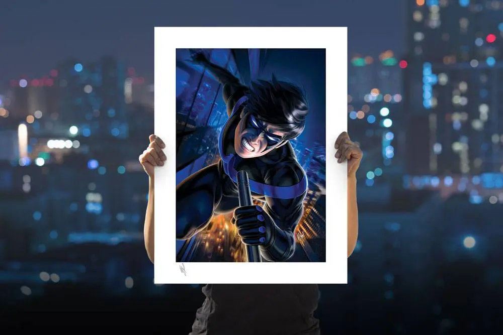 DC Comics Art Print Nightwing 46 x 61 cm - unframed product photo