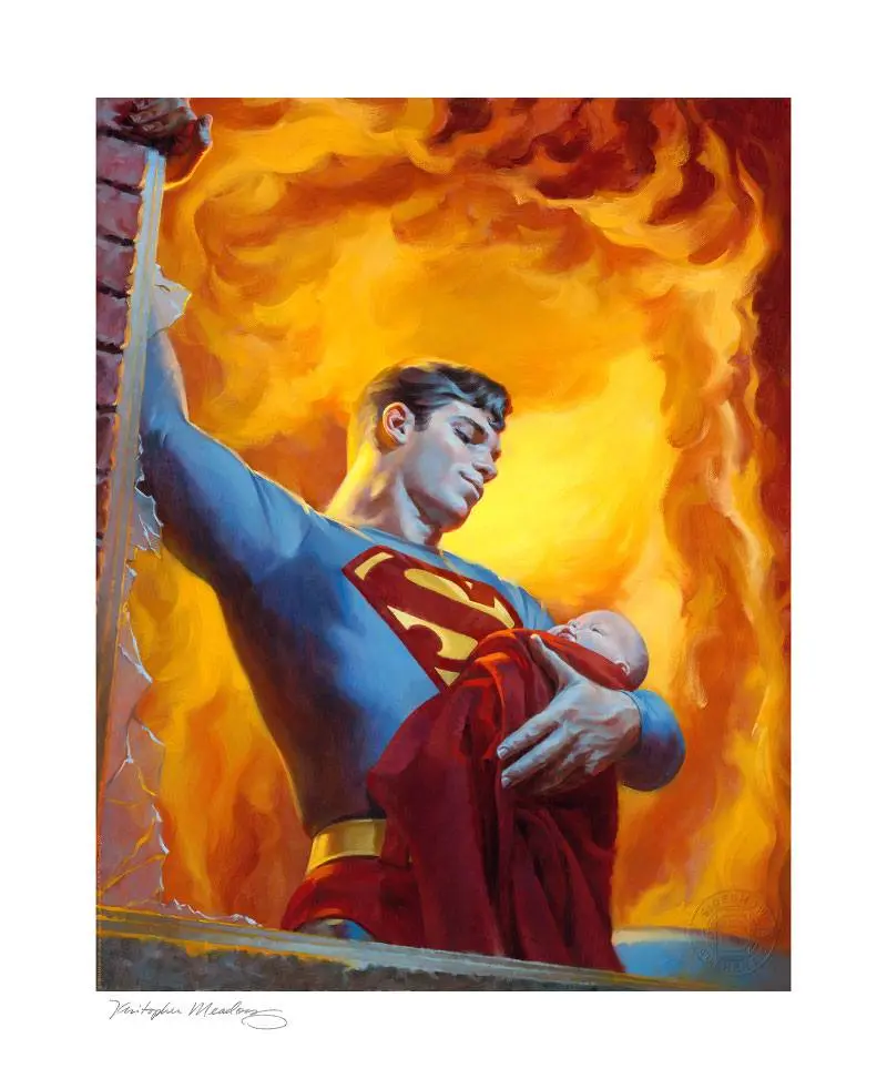 DC Comics Art Print Saving Grace: A Hero's Rescue 46 x 56 cm - unframed product photo