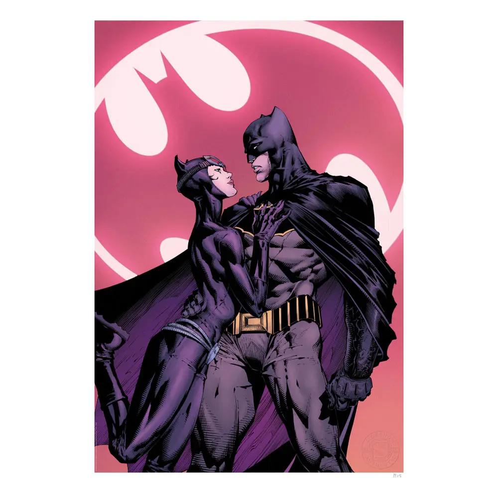 DC Comics Art Print The Bat and the Cat 46 x 61 cm - unframed product photo